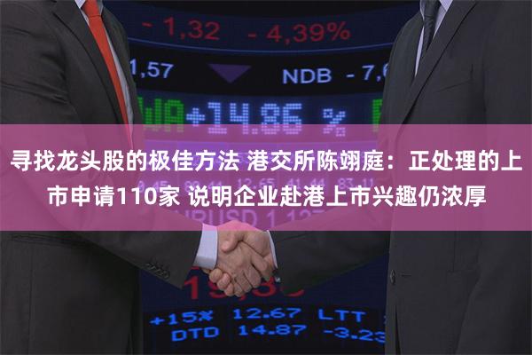 寻找龙头股的极佳方法 港交所陈翊庭：正处理的上市申请110家 说明企业赴港上市兴趣仍浓厚