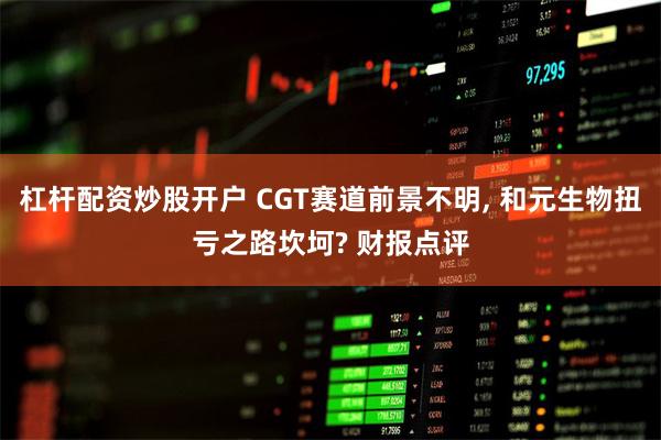 杠杆配资炒股开户 CGT赛道前景不明, 和元生物扭亏之路坎坷? 财报点评